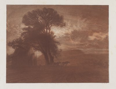 La Chapelle a Minerville, Tavola VI da Cantiques des Créatures da Charles Marie Dulac