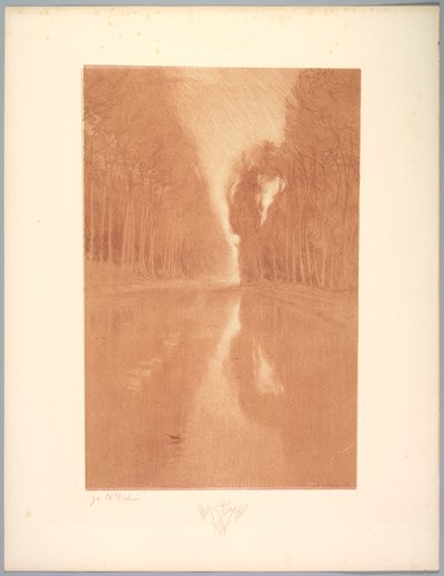 Serie di paesaggi: Paesaggio, Tavola 2, Remarque, Stelle da Charles Marie Dulac