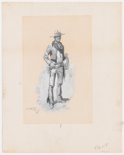 Blanco, per Charles J. Steedman, Bucking the Sagebrush da Charles Marion Russell
