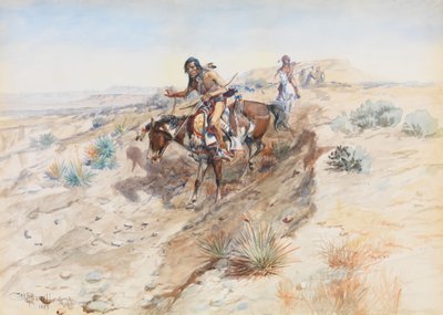 Guerrieri indiani, 1899 da Charles Marion Russell