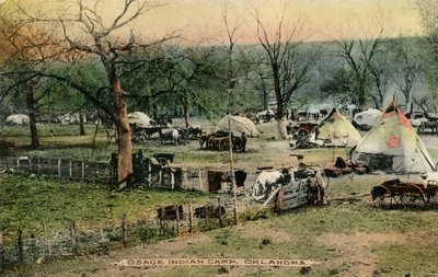 Campo Indiano Osage, Oklahoma da Charles Marion Russell