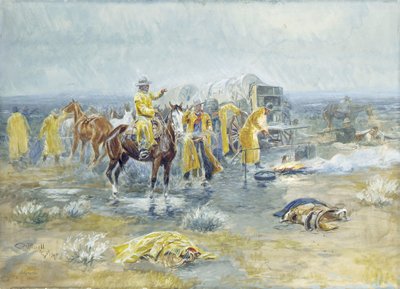 Mattina piovosa da Charles Marion Russell