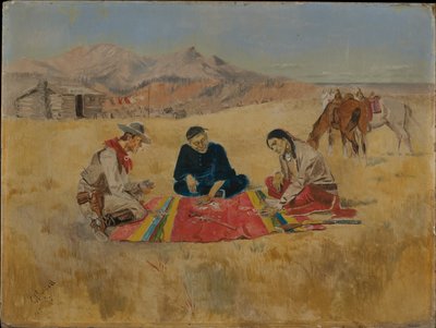 La partita a poker da Charles Marion Russell