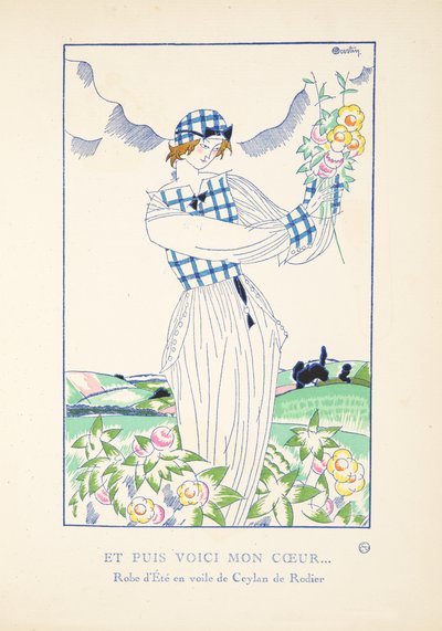 Et Puis Voici Mon Coeur ?, da una collezione di tavole di moda, 1920 da Charles Martin