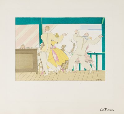 Le Tango, da: Sports et divertissements Sports and Pastimes di Erik Satie, 1914 da Charles Martin