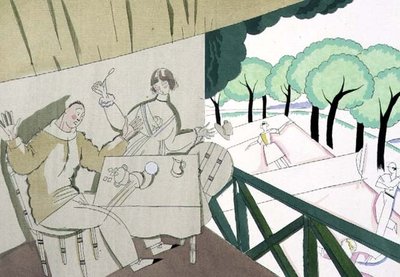Scena di tennis, c.1920 da Charles Martin