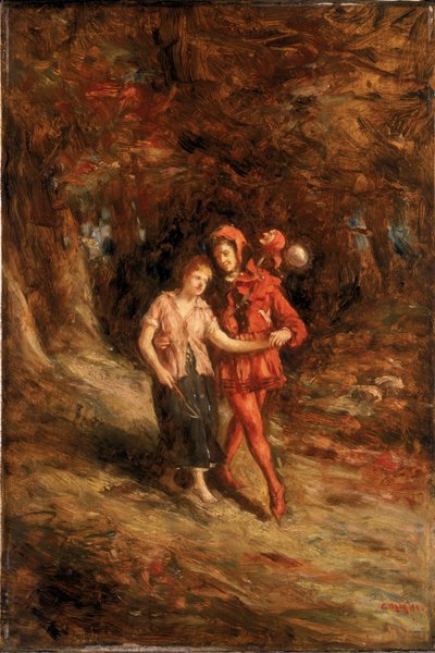 Touchstone e Audrey, 1890 da Charles Martin Hardie