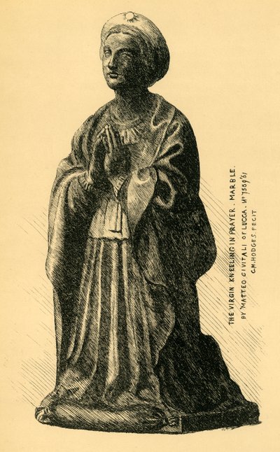 La Vergine Annunciata, statua di marmo, 1519, 1881 da Charles Martin Hodges