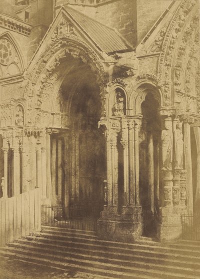 Cattedrale di Chartres. Portale settentrionale. da Charles Marville