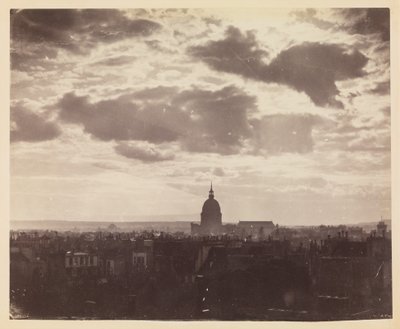 [Studio delle nuvole sopra Parigi] da Charles Marville