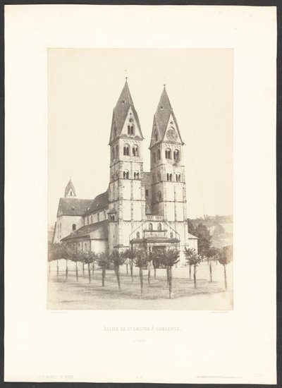 Chiesa di San Castore a Coblentz da Charles Marville
