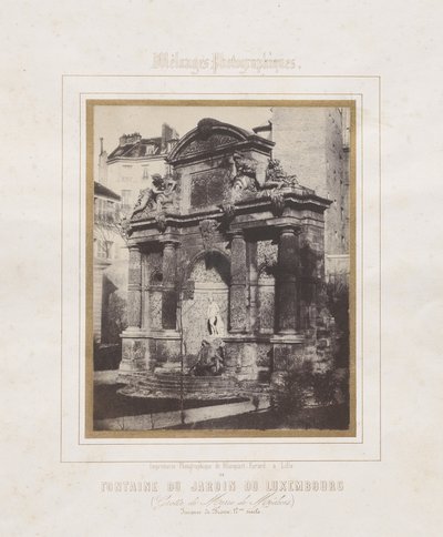 Fontana del Giardino del Lussemburgo (grotta di Maria de