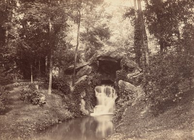 Grotta, Mare aux Biches, Bois de Boulogne, 1858-1860 (foto) da Charles Marville