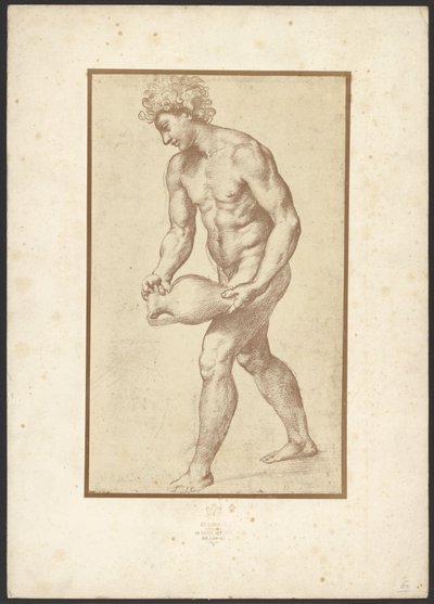 [Uomo con vaso, di Raphaël]. da Charles Marville