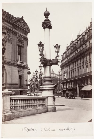Opéra (Colonna Rostral) da Charles Marville