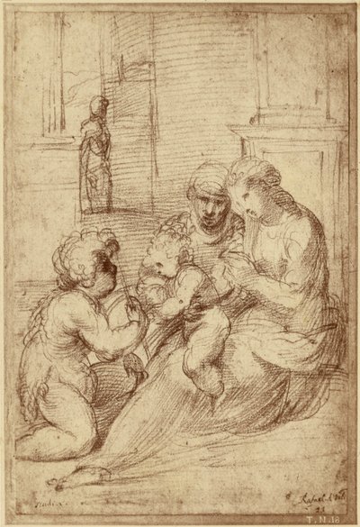 [Riproduzione di un disegno di Raphaël]. da Charles Marville