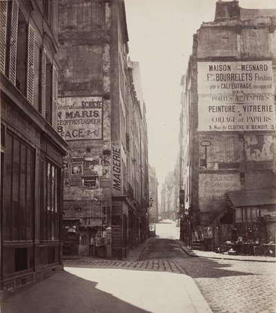 Rue Saint-Jacques, 1864-prima di febbraio 1867 da Charles Marville