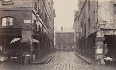 Rue du Contrat-Social, de la rue de la Tonnellerie da Charles Marville