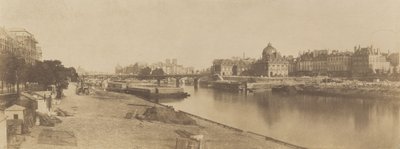 La Senna dal Pont du Carrousel verso Notre Dame, 1853 da Charles Marville