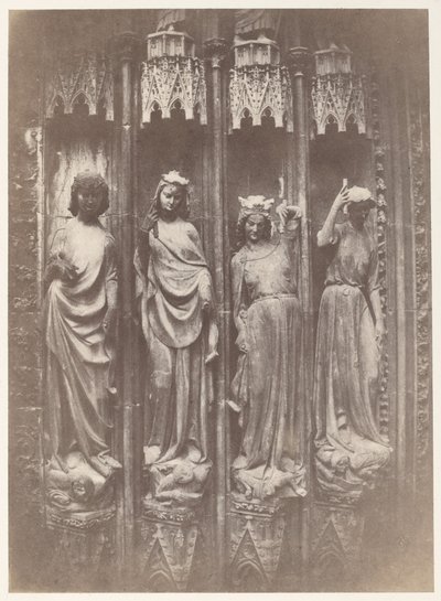 Le Virtù Schiacciano i Vizi, Cattedrale di Strasburgo da Charles Marville