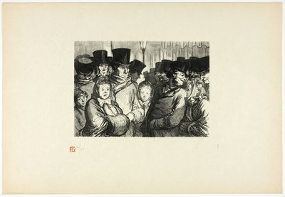 Boulevard du Temple a mezzanotte, da Tirage Unique de Trente-Six Bois da Charles Maurand