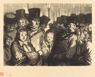 Boulevard du Temple a mezzanotte da Charles Maurand after Honoré Daumier