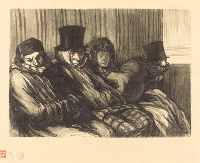 Treno di piacere da Charles Maurand after Honoré Daumier