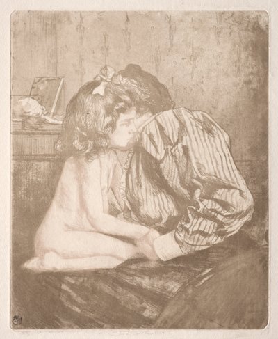 Confidenze, da Una Nuova Educazione Sentimentale, 1901 da Charles Maurin