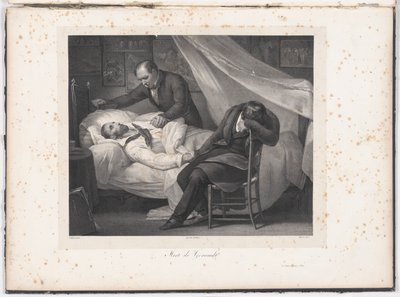 La morte di Gericault da Charles Maurin