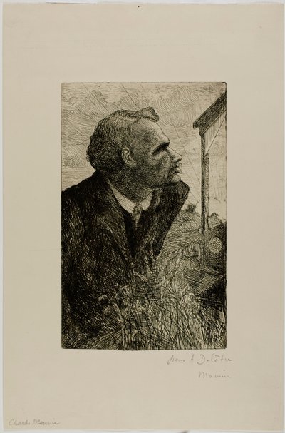 Ritratto di François Claudius Ravachol da Charles Maurin