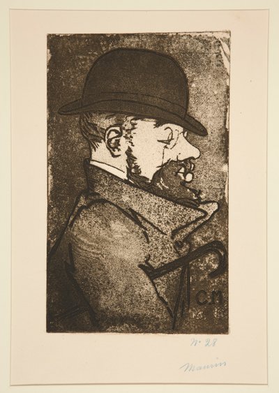 Ritratto di Henri de Toulouse-Lautrec da Charles Maurin