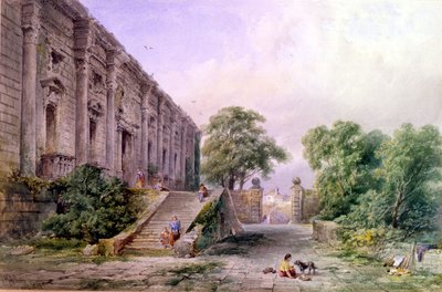 Vista del fronte est del Castello di Nottingham, 1879 da Charles McArthur