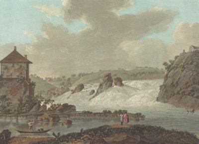 Cascate di Schaffhausen, c. 1784 da Charles Melchior Descourtis