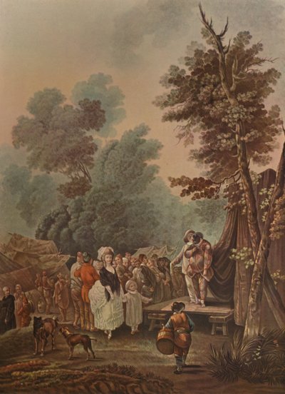 La Foire De Village, Fiera del Villaggio, 1785, 1913 da Charles Melchior Descourtis
