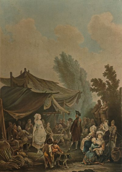 La Noce De Village, Matrimonio di villaggio da Charles Melchior Descourtis