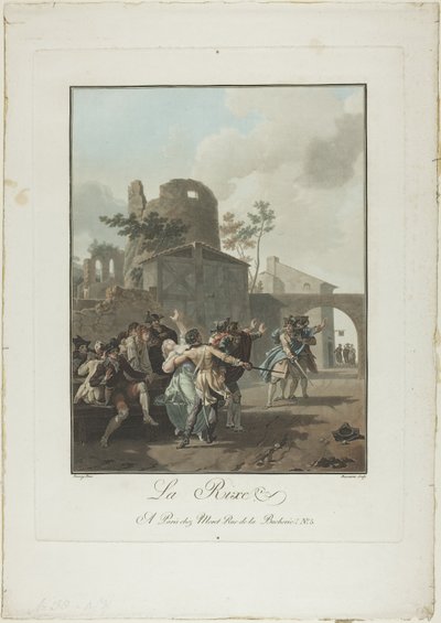 La Rixe da Charles Melchior Descourtis