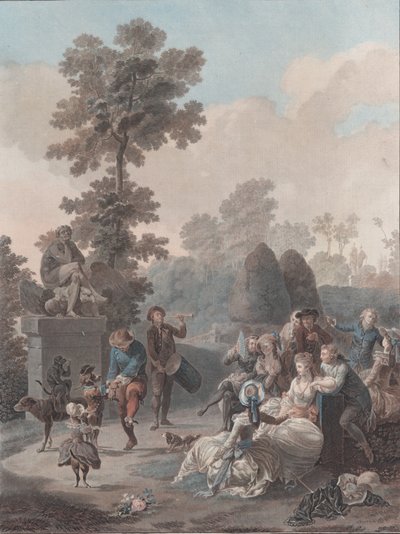 Le Tambourin, 1788-94 da Charles Melchior Descourtis
