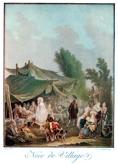 Noce de Village da Charles Melchior Descourtis