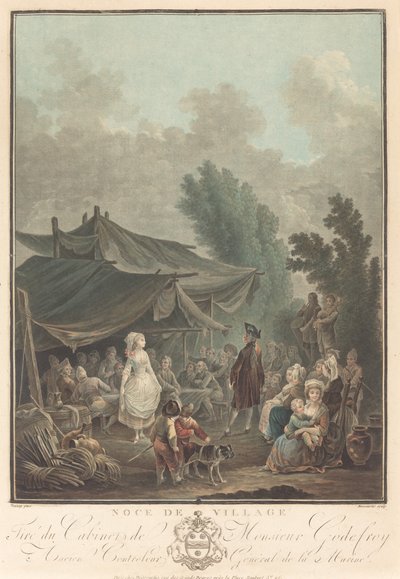 Noce de Village, 1785 da Charles Melchior Descourtis