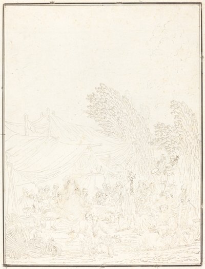 Nozze di villaggio da Charles Melchior Descourtis