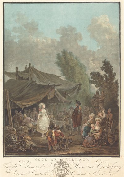 Noce de Village da Charles Melchior Descourtis