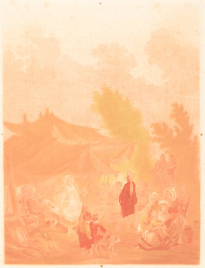 Nozze di villaggio, 1785 da Charles Melchior Descourtis