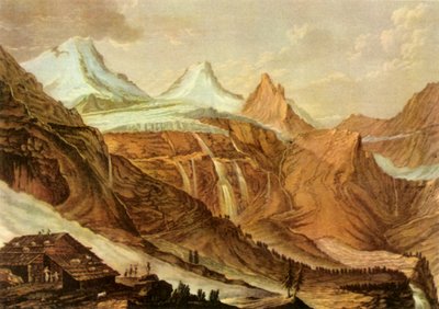 Vista di Breit-Lauwinen, c. 1782-1785, 1946 da Charles Melchior Descourtis