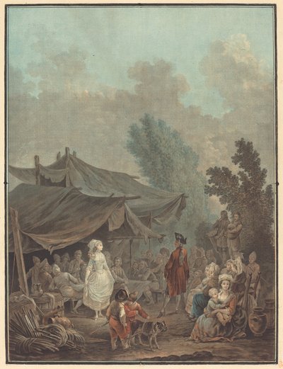 Noce de Village da Charles Melchior Descourtis after Nicolas Antoine Taunay