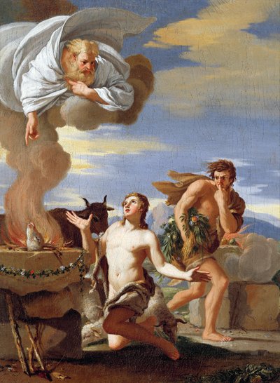 Il sacrificio di Abele da Charles Mellin