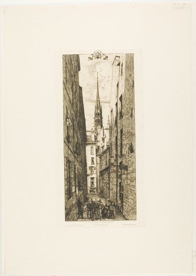 Chantrey Street, Parigi da Charles Meryon