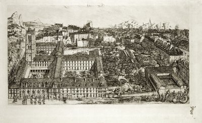 Collegio Henri IV e il Liceo Napoleone, 1864 da Charles Meryon