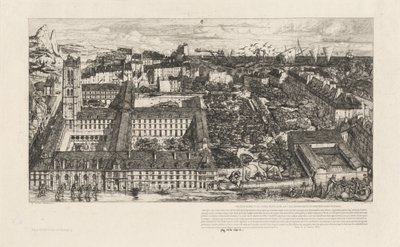 Collège Henri IV, Paris, ou Lycée Napoléon da Charles Meryon