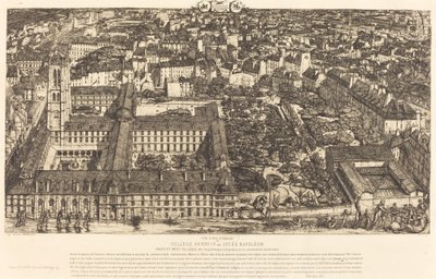 Collège Henri IV, Paris, ou Lycée Napoléon da Charles Meryon