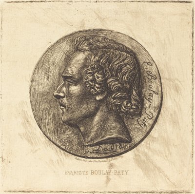 Evariste Boulay-Paty; Un Poeta (Da un Bronzo di David d